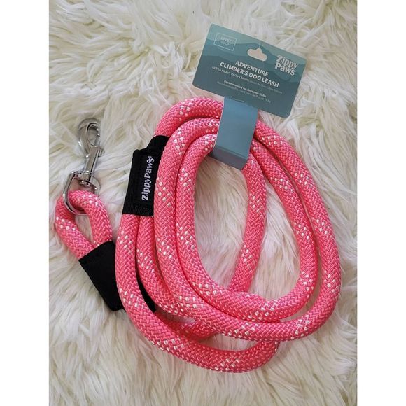 Zippy Paws Other - NWT Zippy Paws Adventure Climbers Dog Leash  6 Feet Pink Rec. Weight 40+